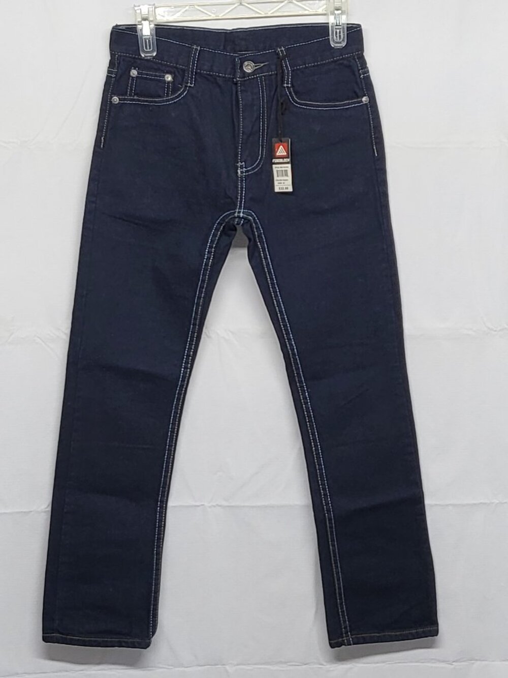 RoadBlock Jeans Boys Size 12 Blue Darkwash Denim Pants 100% Cotton NWT